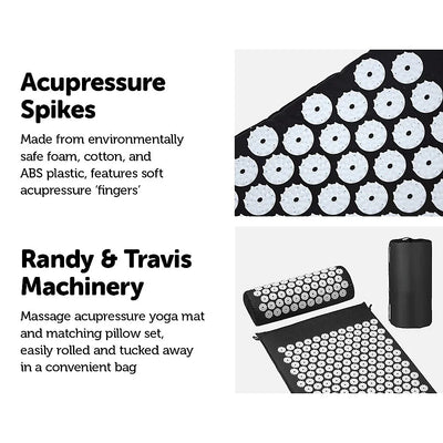 massage acupressure yoga mat