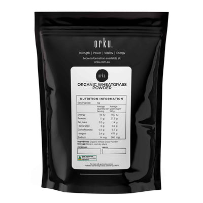 100g Organic Wheatgrass Powder Superfood Wheat Grass Leaf Supplement