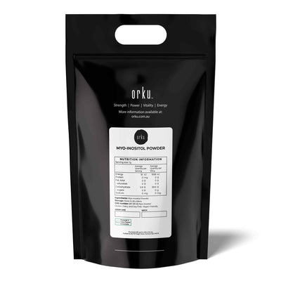 Orku 20kg Myo Inositol Powder - Pharmaceutical-Grade Pure Unflavoured Supplement