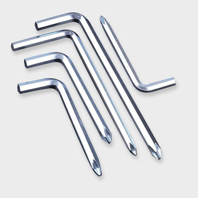 10-piece Scooter Repair Tool Set with Hex Wrench and Cross Bit