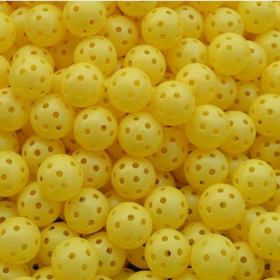 10-piece Indoor Golf Exercise Hollow Balls - Available - Yellow