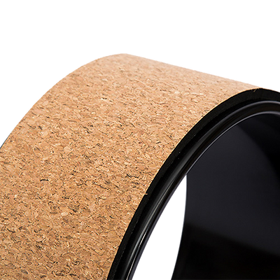 Yoga Pilates Wheel Cork Circle Prop Back Chest Hips Abdomen Stretch Roller