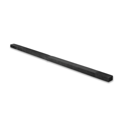 2.2m Gymnastics Folding Balance Beam Black Synthetic Suede
