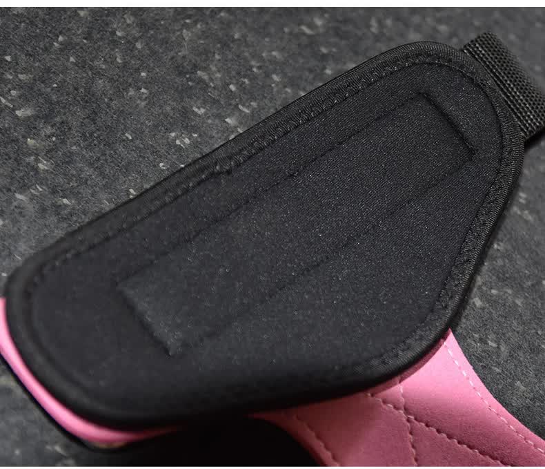 1 Pair Pink Durable Gym Palm Guard with Ultra-fiber Leather for Heavy Lifting â€“ Wrist Support Straps for Pull-ups and Deadlifts