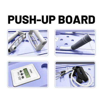 Black Foldable Multi-Functional Abdominal Trainer â€“ Home Workout Fitness Board
