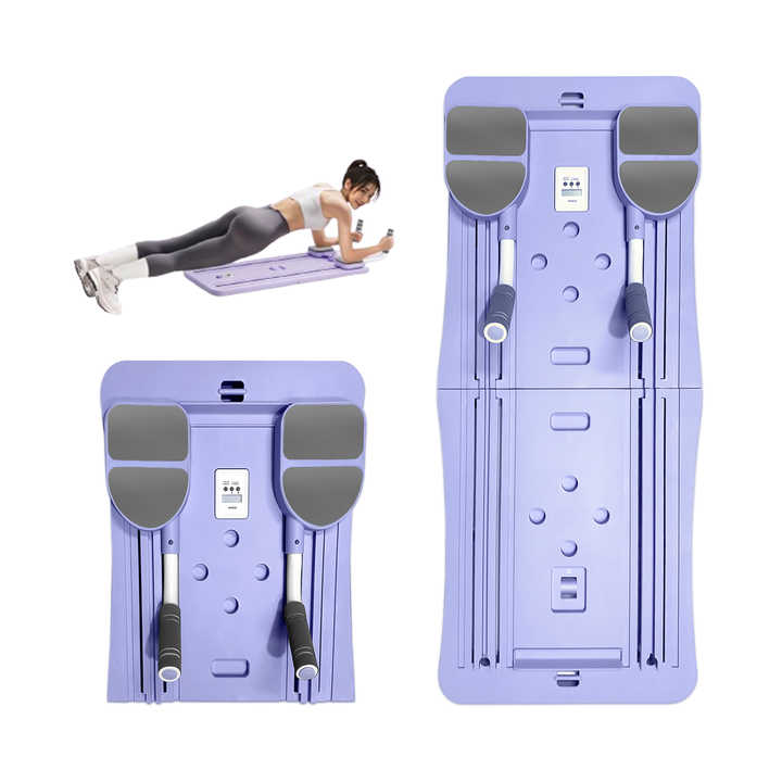 Black Foldable Multi-Functional Abdominal Trainer â€“ Home Workout Fitness Board