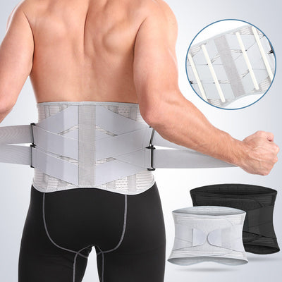 Size S Black Breathable Waist Support Belt â€“ Adjustable Back Brace for Men and Women, Ideal for Weightlifting, Squats & Back Pain Relief