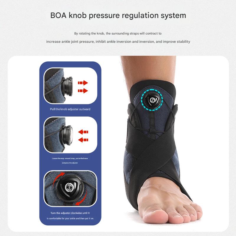 1 Pair Black Pink Adjustable Ankle Brace â€“ Compression Support for Running, Sports, and Ankle Recovery