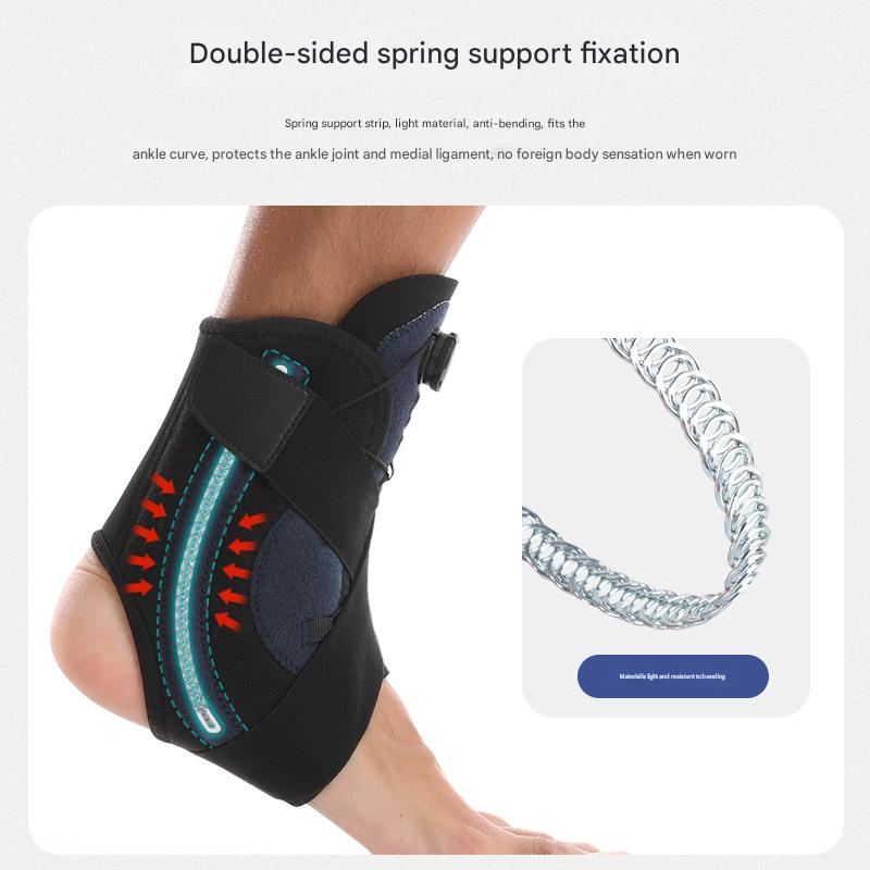 1 Pair Black Pink Adjustable Ankle Brace â€“ Compression Support for Running, Sports, and Ankle Recovery